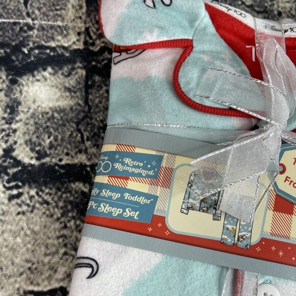 Disney 100 Mickey Mouse 18 Months Friends Matching Family 2pc Coat Pajama - Picture 2 of 8